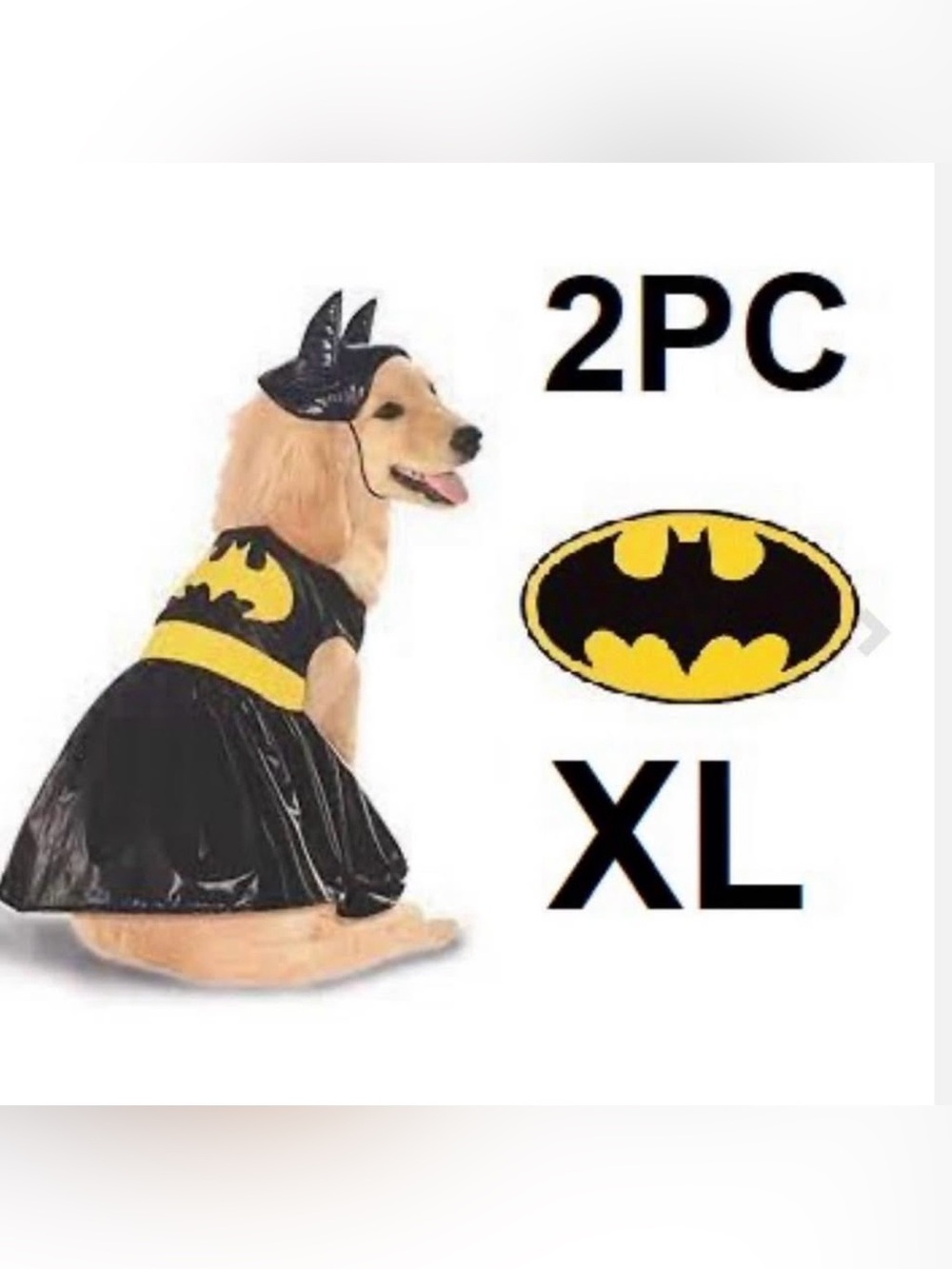 Batgirl Dog Halloween Costume